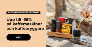 Upp till -35% på kaffemaskiner och kaffebryggare