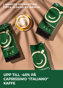 Upp till -40% på CAPRISSIMO "Italiano" kaffe