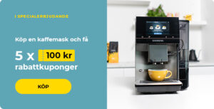 Köp en kaffemask och få
