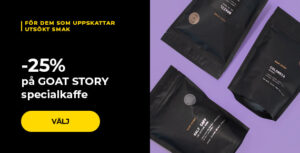 -25% på GOAT STORY specialkaffe