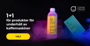1+1 för COFFEE FRIEND'S underhållsprodukter