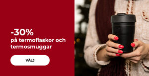 -30% på termoflaskor och termosmuggar