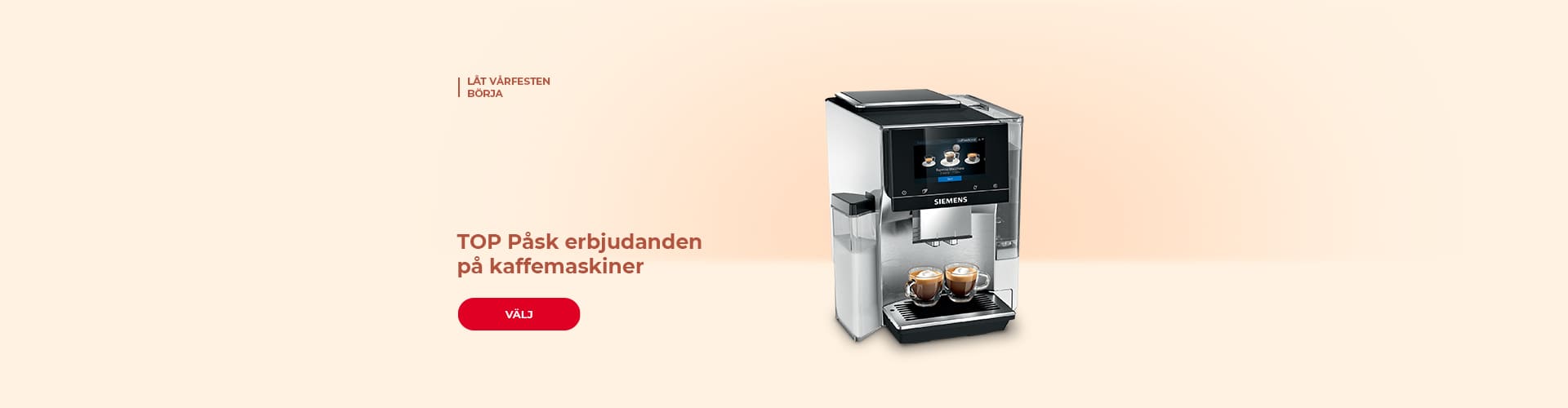 TOP Påsk erbjudanden på kaffemaskiner