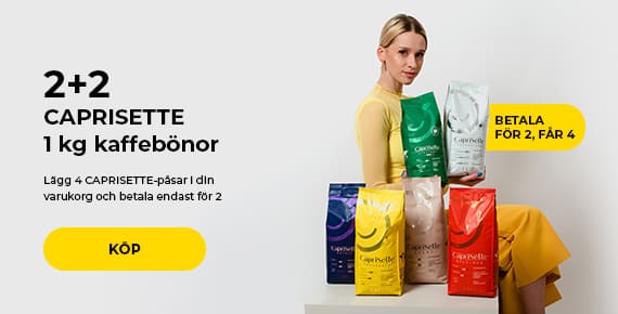 2+2 CAPRISETTE 1 kg kaffebönor