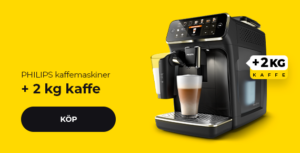 PHILIPS kaffemaskiner + 2 kg kaffe