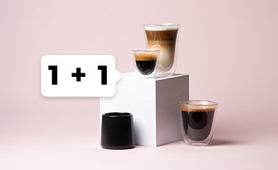 1+1 CHiATO kaffekoppar och glas