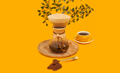-20% på kaffebryggare och kaffefilter från CHEMEX och HARIO